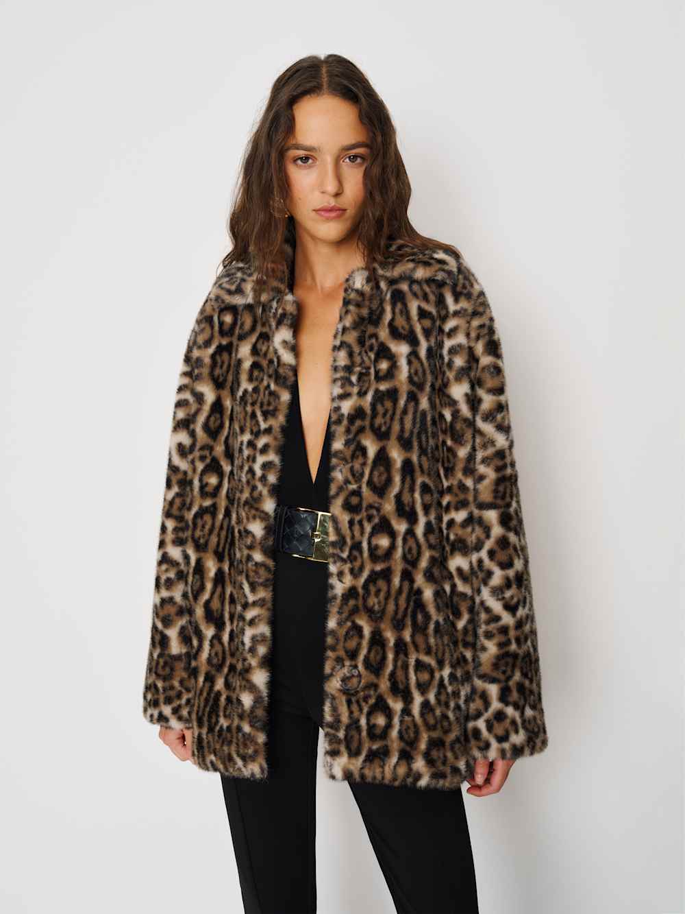 Sable Faux Fur Coat