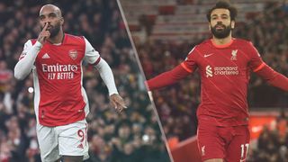 Alexandre Lacazette of Arsenal and Mohamed Salah of Liverpool could both feature in the Arsenal vs Liverpool live stream