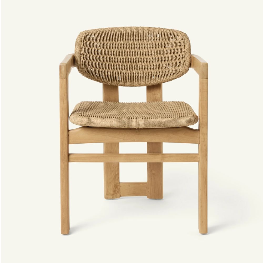Vera Curved Teak Dining Chair