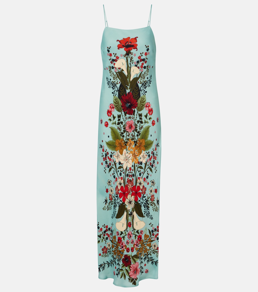 Multicolored Floral Slip Dress - Farm Rio