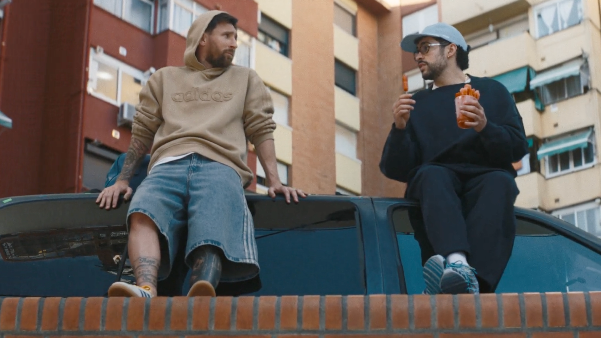 Lionel Messi and Bad Bunny in new Adidas advert