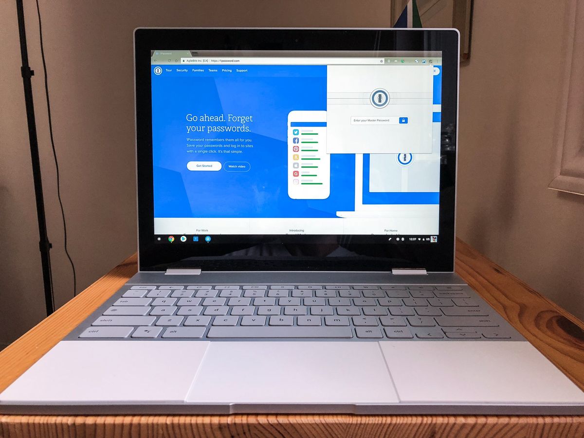 1Password X on Pixelbook