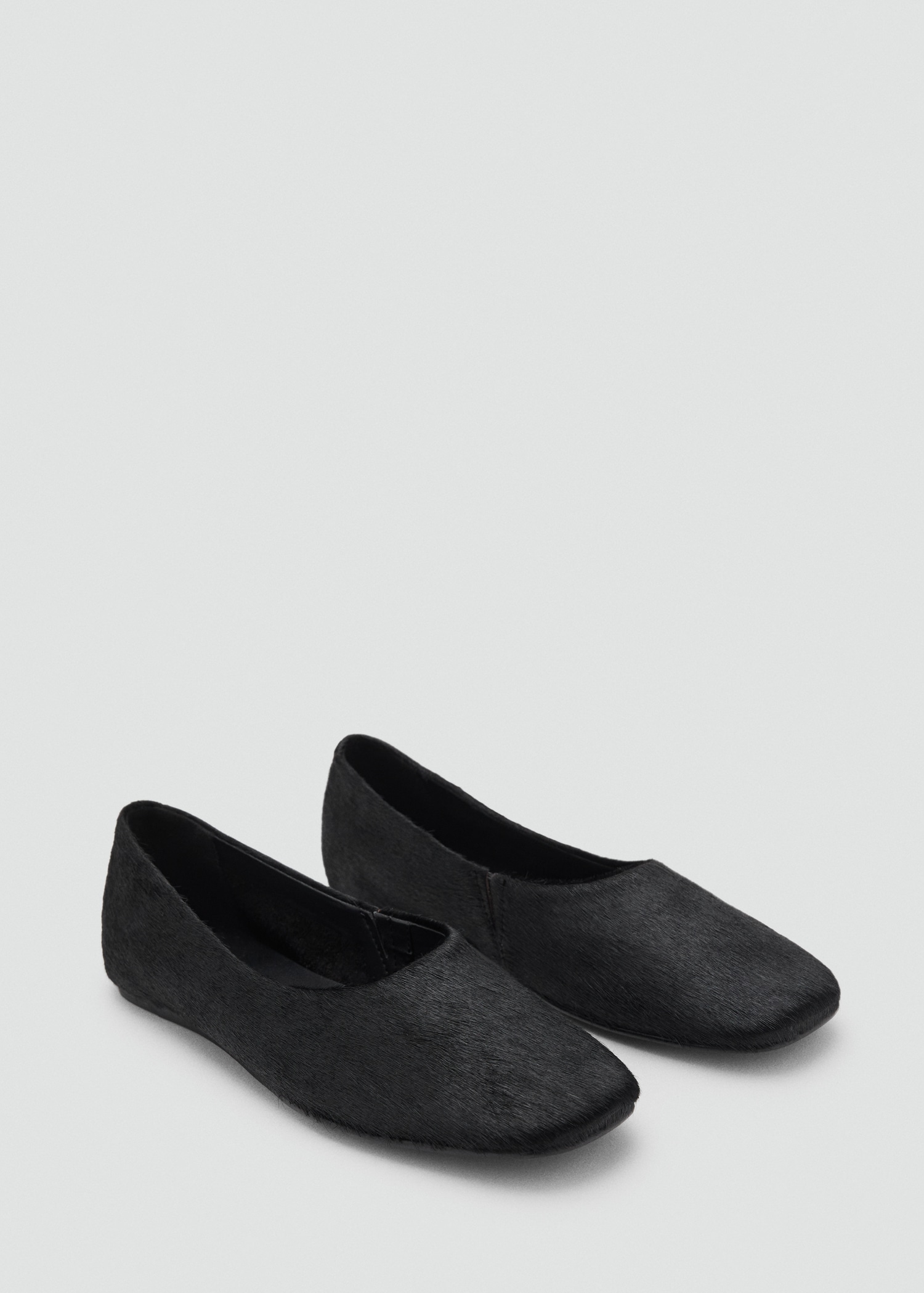 Leather Shoes With Fur - Women | Mango Usa