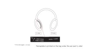 Ett patent som visar en bild av ett par hörlurar