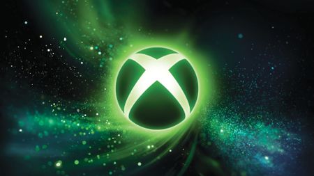 Generic Xbox logo on a space-like background in green