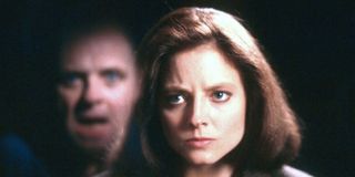 Anthony Hopkins and Jodie Foster in The Silence of the Lambs