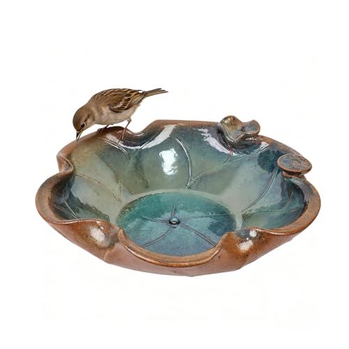 Ceramic Bird Bath Bowl