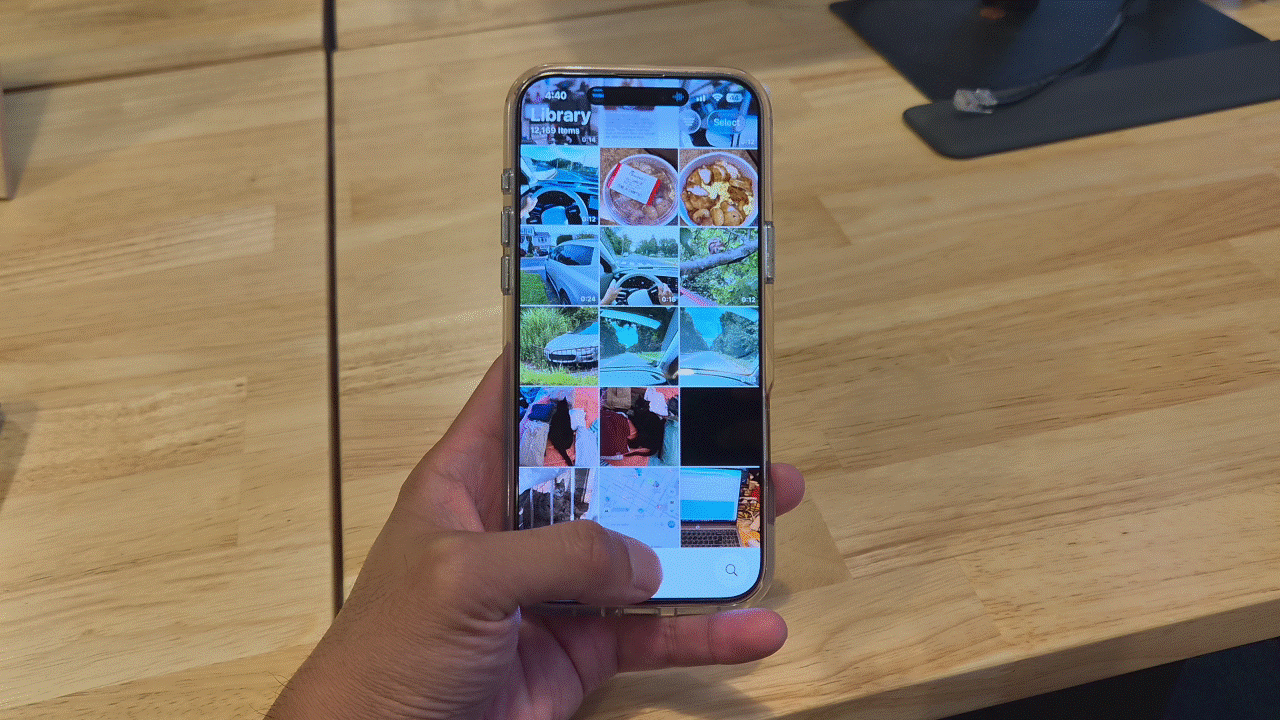 Using gestures on iPhone with iOS 26.