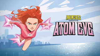 Key art from the video game Invincible Presents: Atom Eve