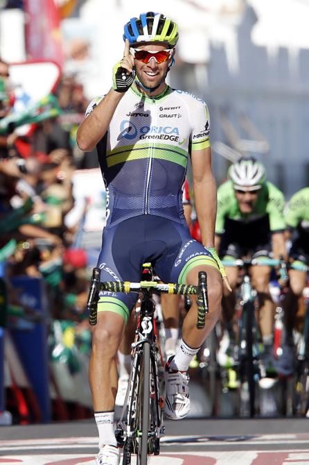 Michael Matthews (Orica-GreenEdge) is numero uno in Arcos de la Frontera