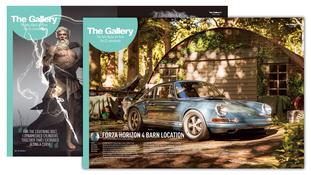 magazine spreads