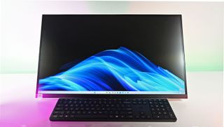 HP's fortcoming 2025 EliteStudio G8 AiO G1i desktop all-in-one Windows PC that is focused on AI and productivity.