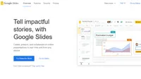 Website screenshot for Google Slides