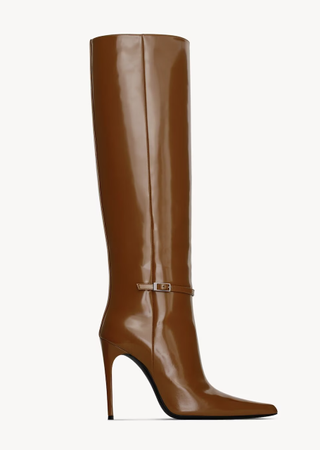 VENDOME boots in glazed leather