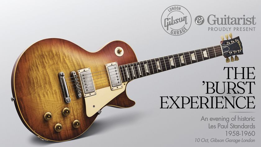 Gibson Les Paul Standard Burst, &#039;The Burst Experience&#039; promo poster