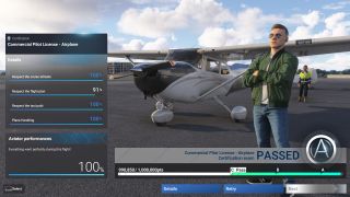 Career mission ranking screen in Microsoft Flight Simulator 2024