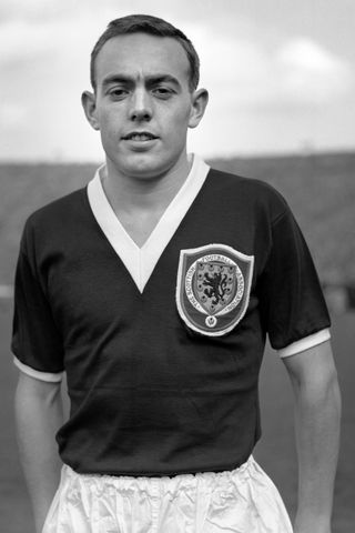 Ian St John's double was not enough for Scotland