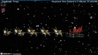 NORAD tracks Santa on his annual Christmas gift delivering mission.