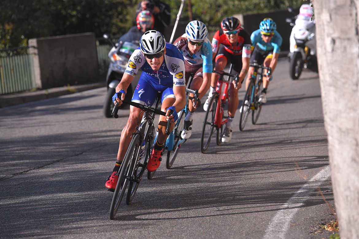 Philippe Gilbert (Quick-Step Floors) leads a group