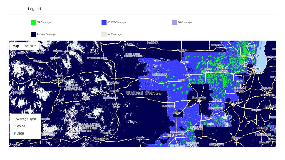 Cell phone coverage maps: who has the best network in America? | Top ...