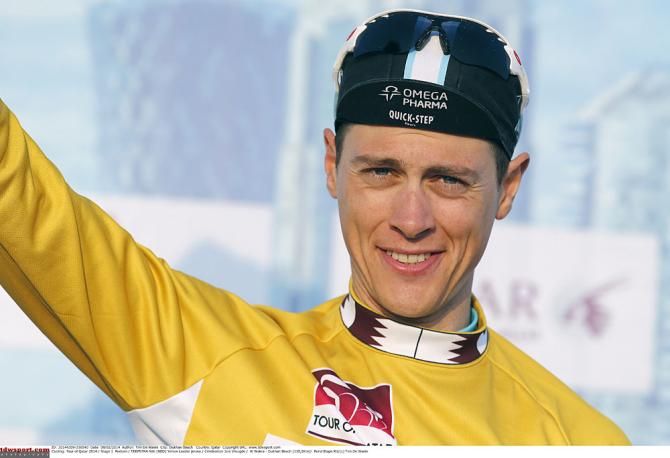 First race leader of the 2014 Tour of Qatar