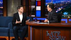 "Late Night" host Stephen Colbert interviews Texas Senate candidate James Talarico