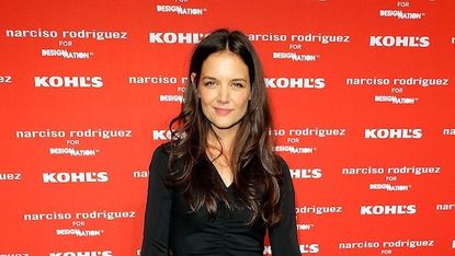 Katie Holmes in Narciso Rodriguez for Kohl's