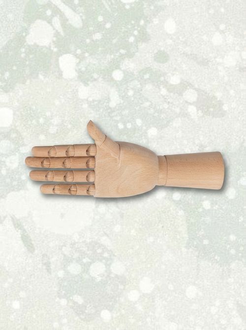 Handskalad Decoration, Hand - Natural