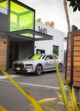 Exterior view of the BMW Designworks studio in Santa Monica