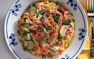 Mary Berry's fettuccine primavera