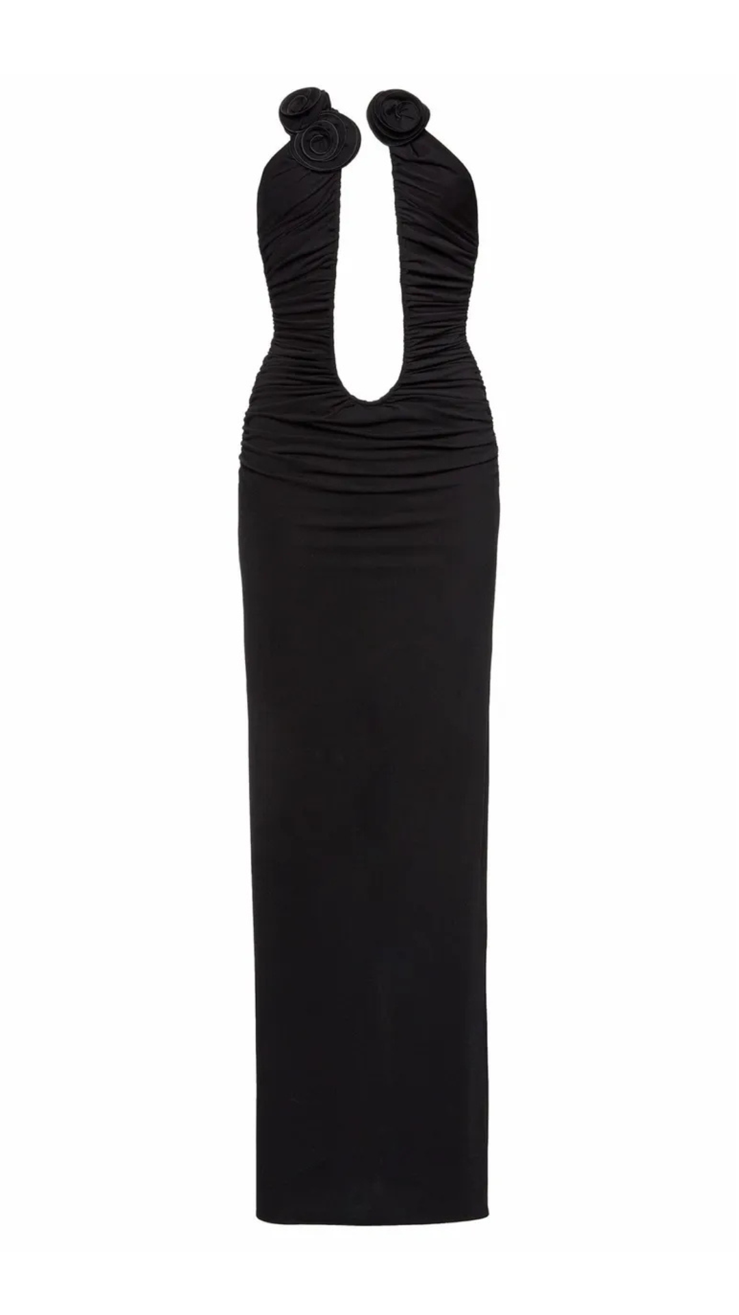 Front Row, Strapless Floral Jersey Gown