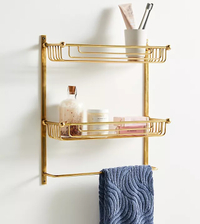 Maison two tier bathroom shelf, Anthropologie