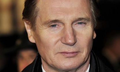 Liam Neeson, who lends his voice to Aslan the Lion in the Narnia movies, does not see the films' message as exclusively Christian.
