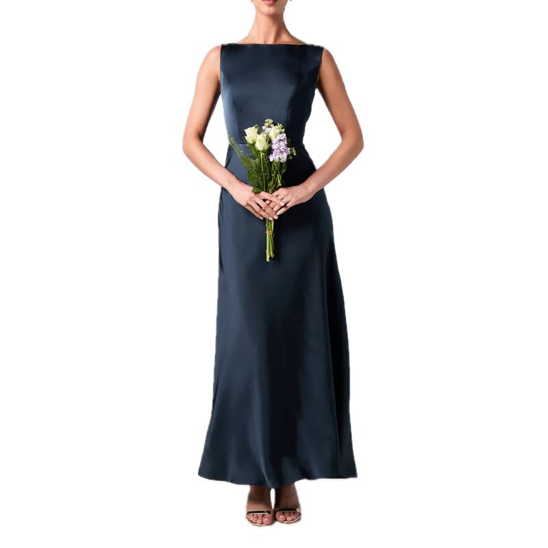 Coast, Sleeveless Satin Bridesmaid Dress