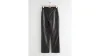 & Other Stories Leather Kick Flare Trousers