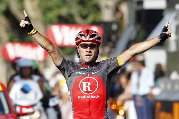 Stage 10 winner Sergio Paulinho (RadioShack)