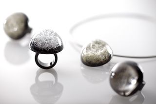 "Jellyfish" ring, brooch/choker