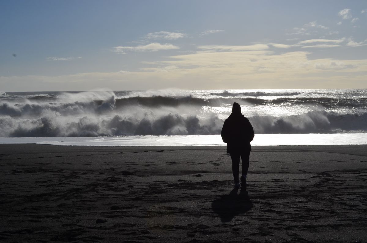 A photo of a person taken in Iceland on the Nikon D5100 DSLR camera