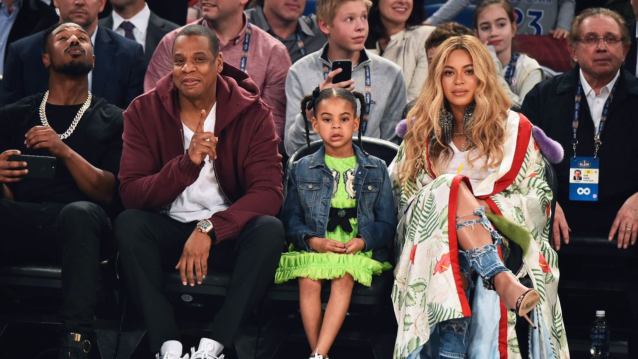 Jay Z, Blue Ivy &amp; Beyonce