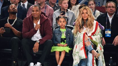 Jay Z, Blue Ivy & Beyonce