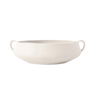 White decorative serving bowl