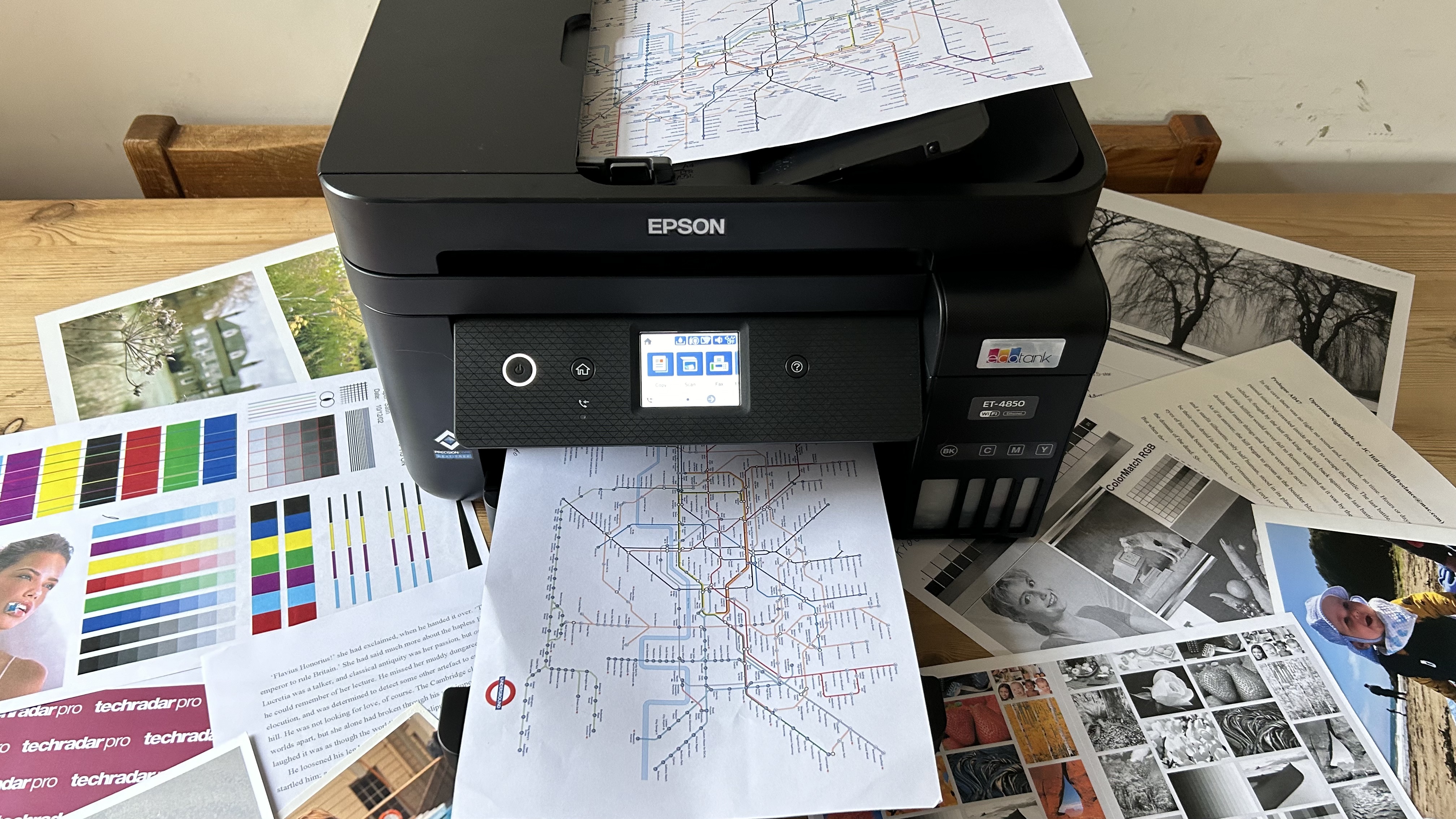 Epson EcoTank ET-4850 during our tests