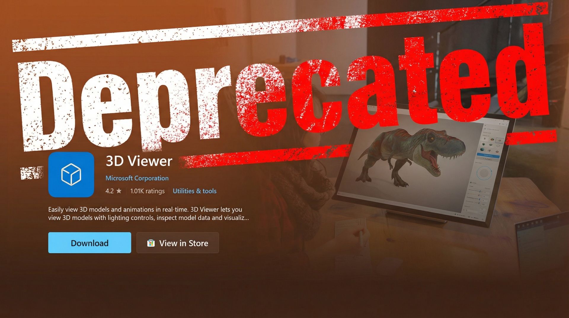 Microsoft deprecates 3D Viewer app Windows Central
