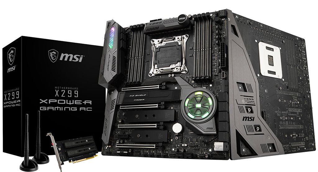 MSI launches a featured-packed X299 motherboard tuned for high