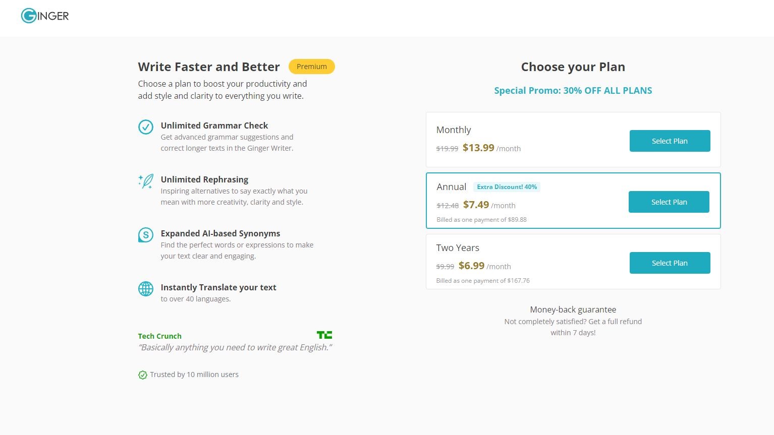 Ginger Writing Tool Review Techradar