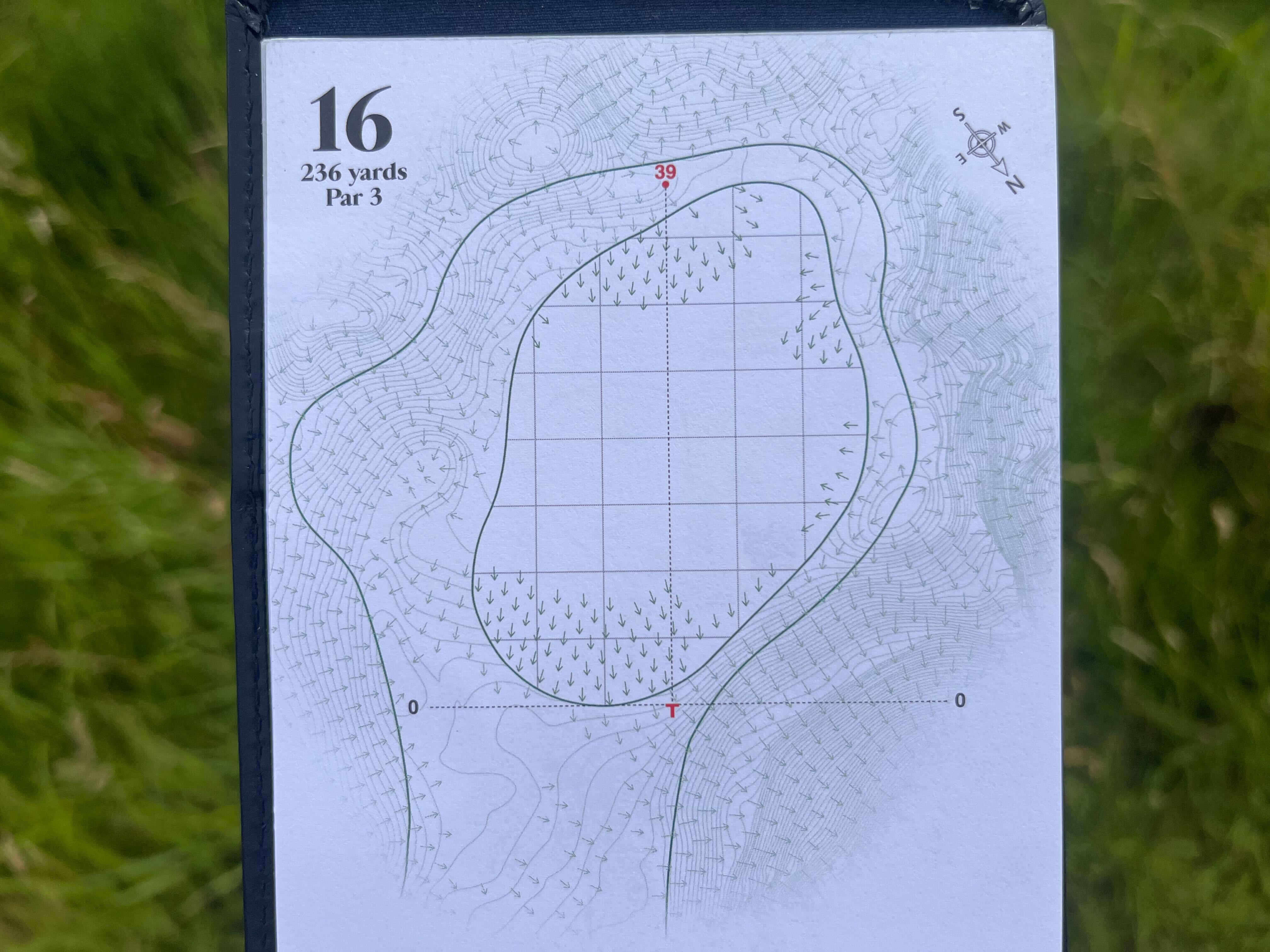 Calamity, 16th hole