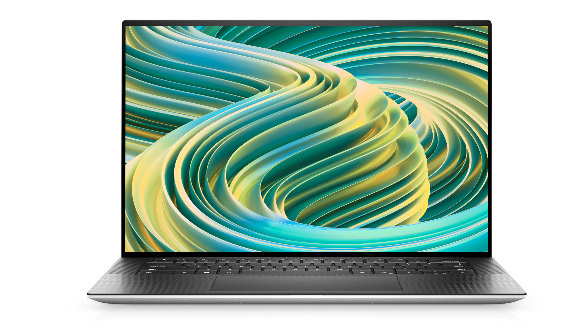 Dell XPS 15 ( 2023 год) на белом фоне