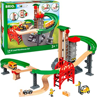 BRIO World Railway Lift &amp; Load Warehouse Set - £78.95