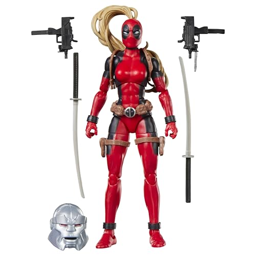 Marvel Legends Series Lady Deadpool, Comics Collectible 6-Inch Scale Action