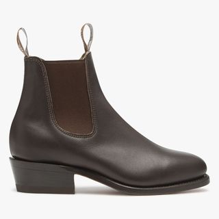 best chelsea boots for women include R.M. Williams brown boots